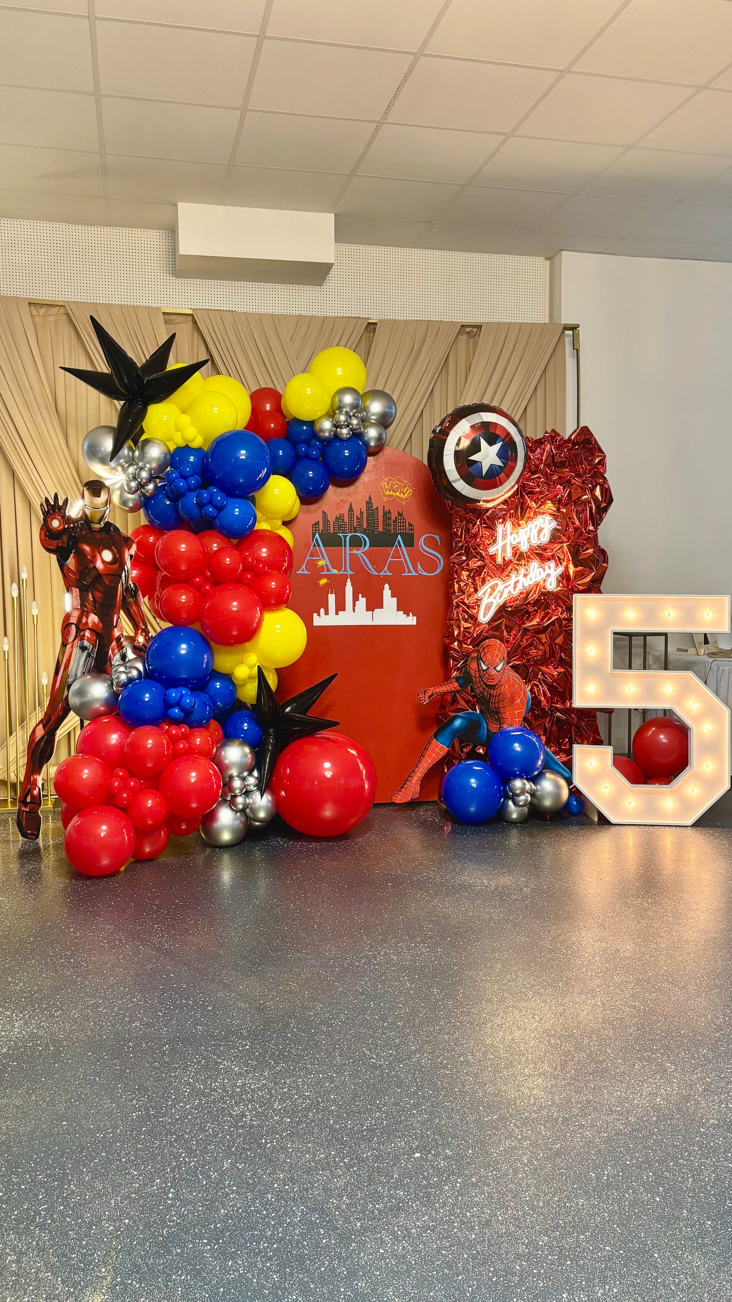 Fotowand/ Ballonwand/ Fotozone Avengers