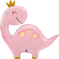 Dino Luftballon Pink