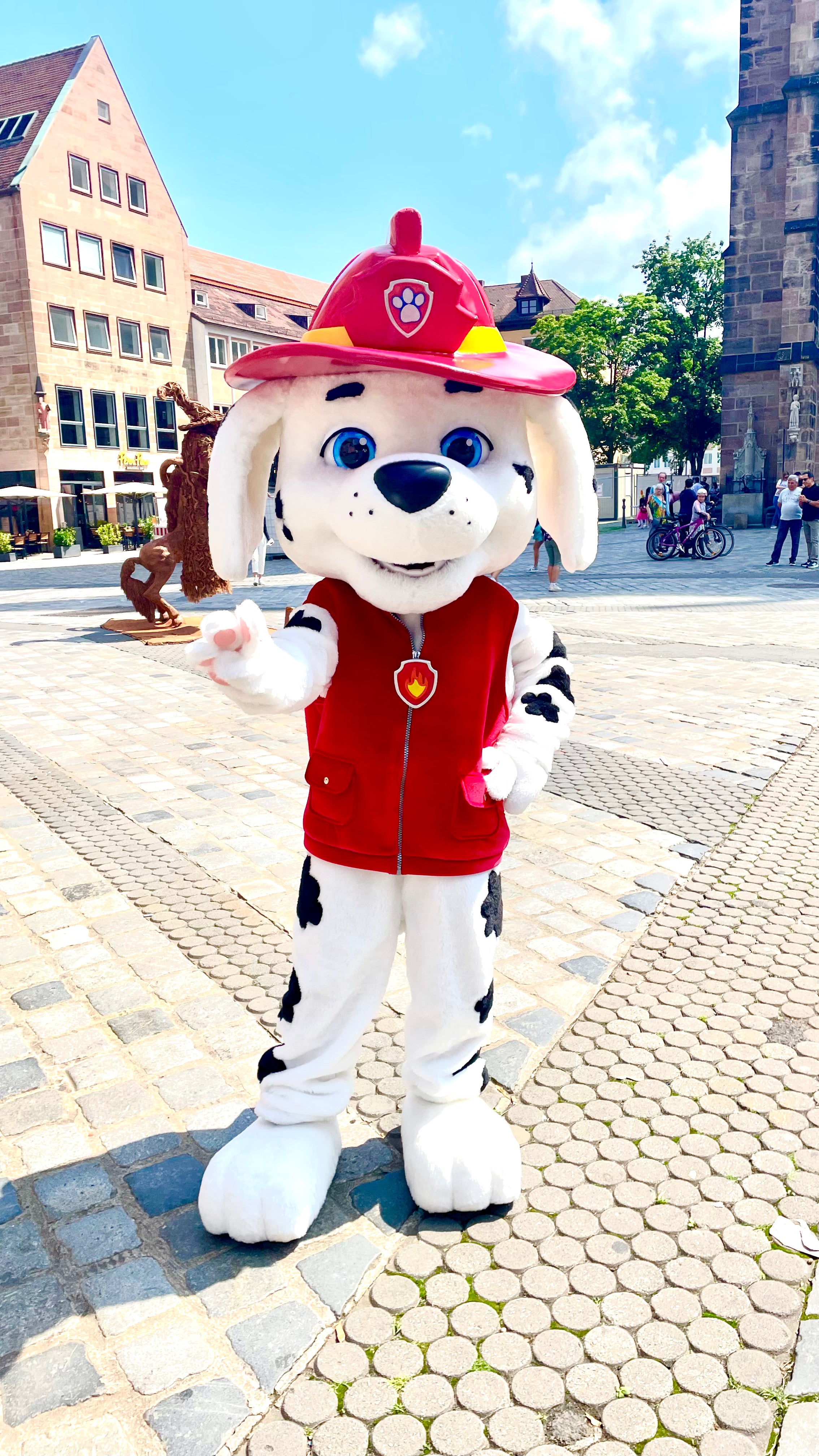 Paw Patrol Maskottchen Marschall