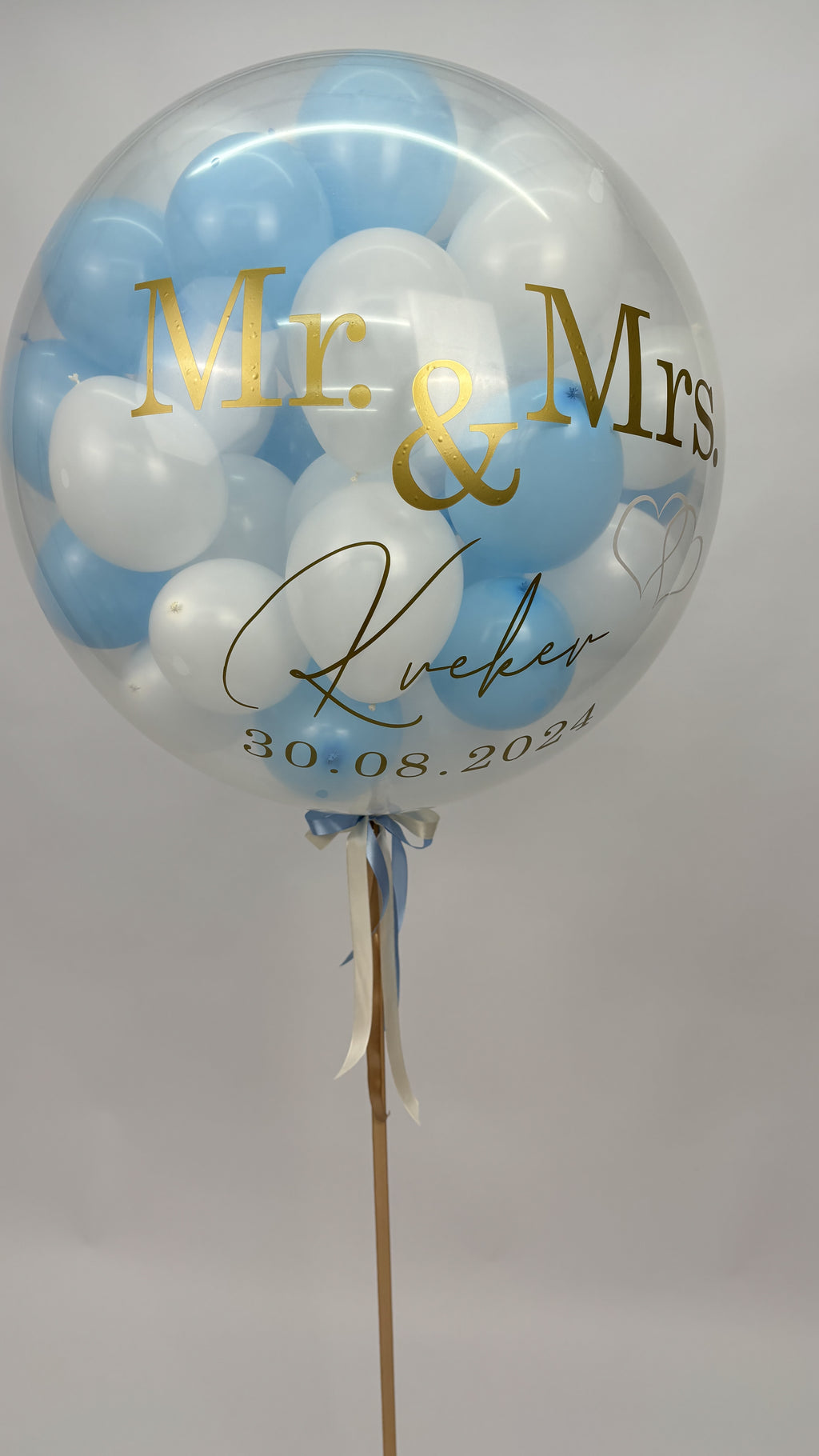 Standesamt Pop Up Ballon mit Wunschtext