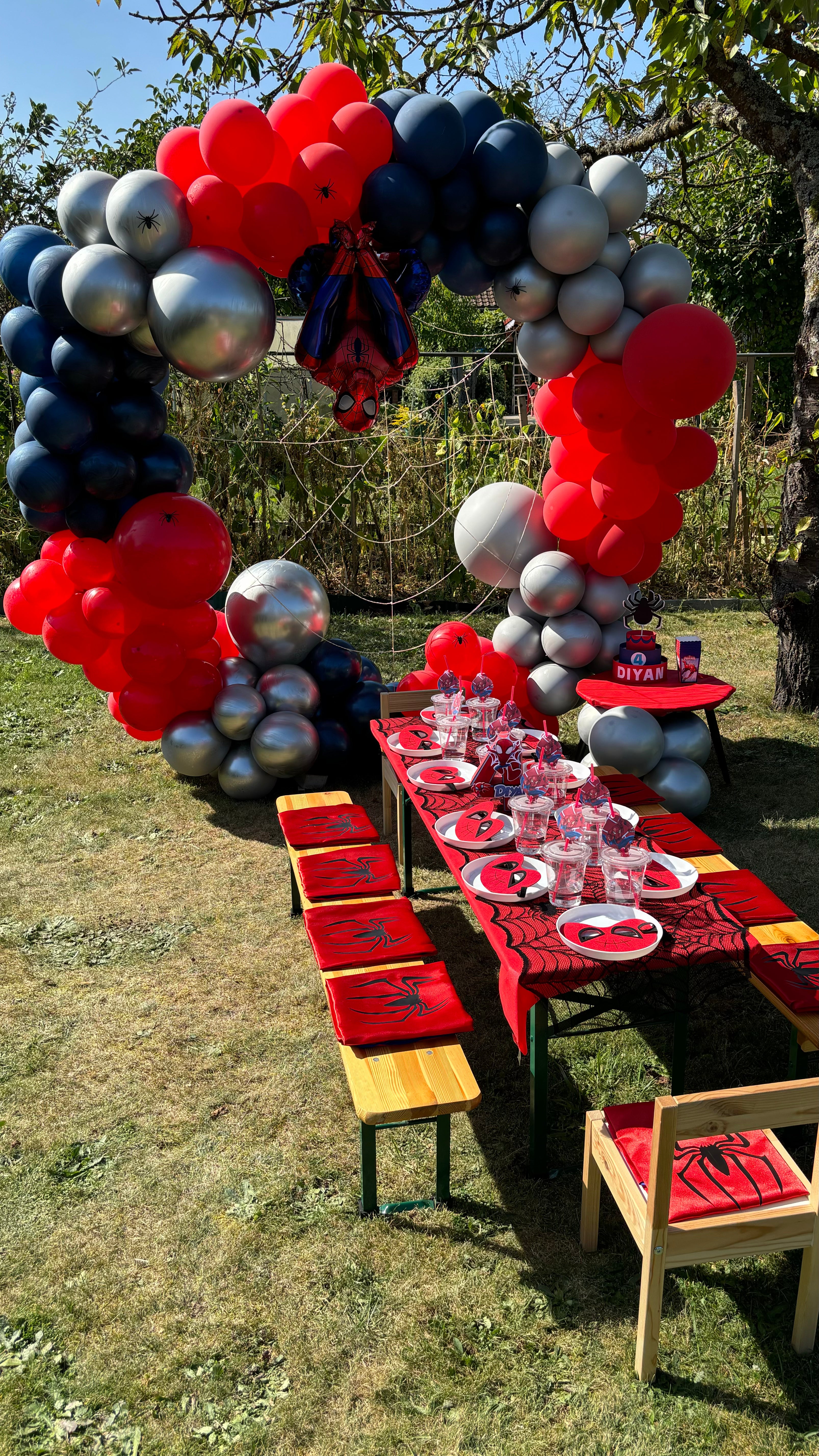 Spider Man Geburtstag Ballons