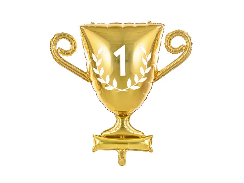 Folienballon Pokal, 64x61cm, gold