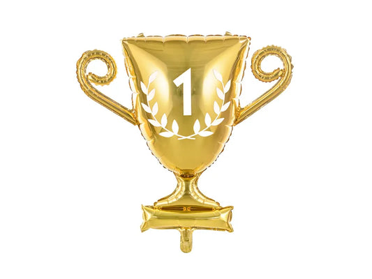 Folienballon Pokal, 64x61cm, gold