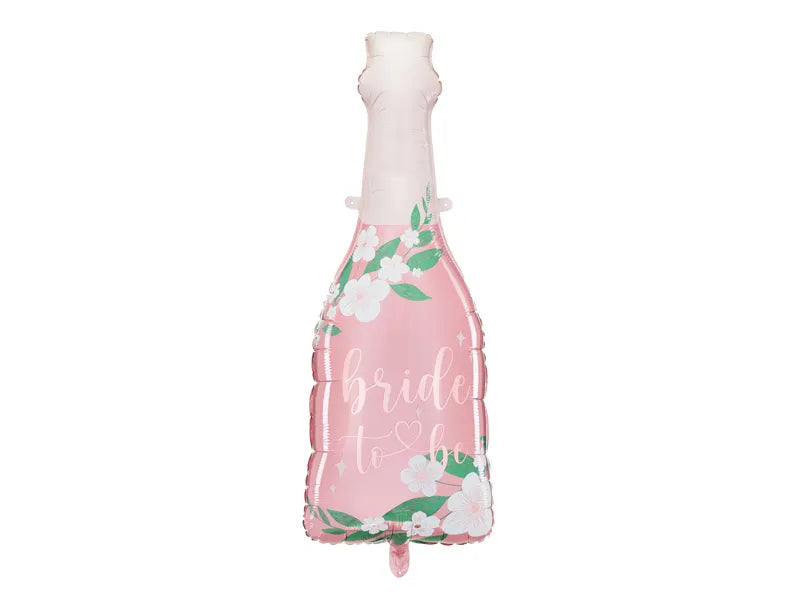 Folienballon Prosecco Flasche Bride to be, 49.5x108.5 cm