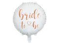 Folienballon Bride to be 45cm, weiß