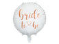 Folienballon Bride to be 45cm, weiß
