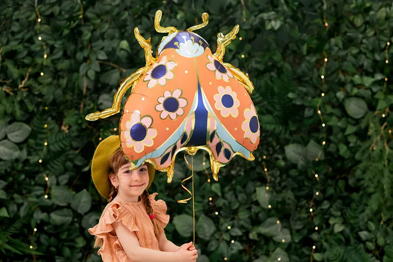 Folienluftballon Marienkäfer, 87x75 cm