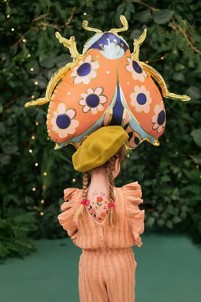 Folienluftballon Marienkäfer, 87x75 cm