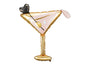 Folienballon Martini Glas, 126x93 cm