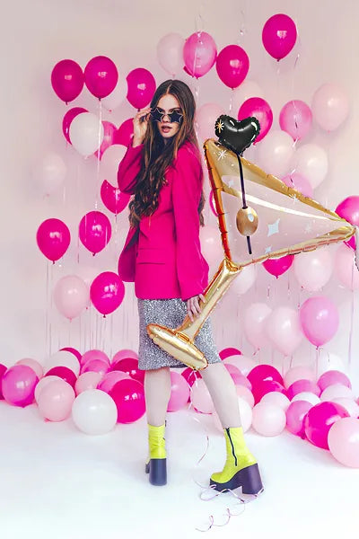 Folienballon Martini Glas, 126x93 cm