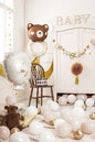 Folienballon Teddybär Rassel, 61x88 cm