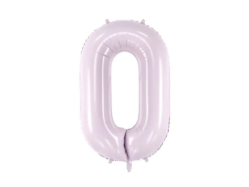 Luftballon Ziffer 0 Lila 86cm