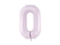 Luftballon Ziffer 0 Lila 86cm