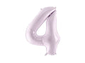 Luftballon Ziffer 4 Lila 86cm
