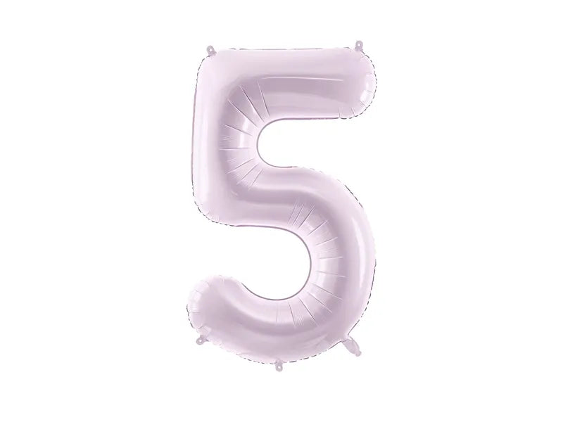 Luftballon Ziffer 5 Lila 86cm
