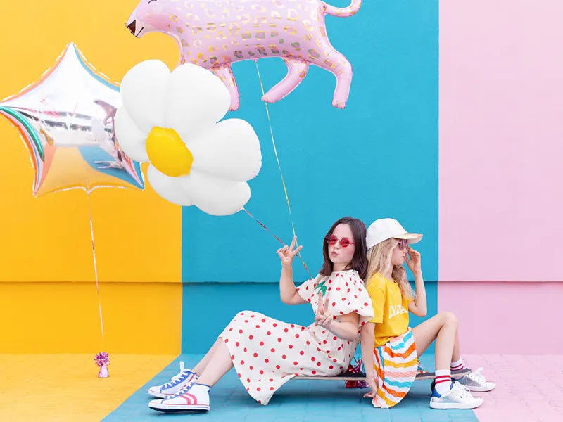 Folienballon Gänseblümchen, 97x103cm