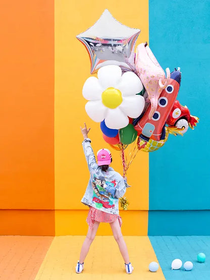 Folienballon Gänseblümchen, 97x103cm