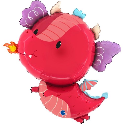Folien Luftballon Funny Dragon