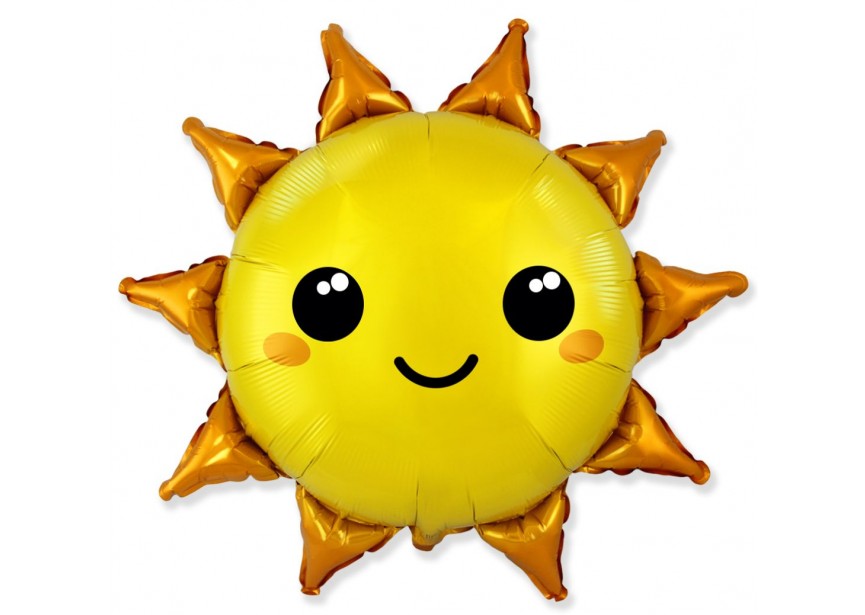 Folien Luftballon Sonne