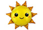 Folien Luftballon Sonne