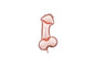 Folien Luftballon Penis