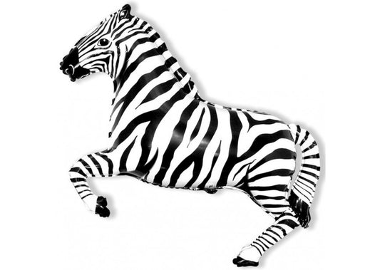Folien Luftballon Zebra