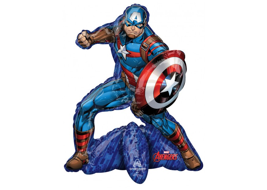 Folien Luftballon Avengers Captain America