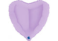 Folien Herz Luftballon Lilac Mat 91cm