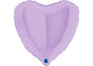Folien Herz Luftballon Lilac Mat 91cm