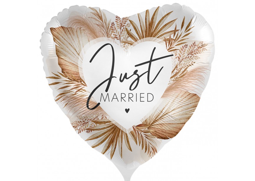 Hochzeit Luftballon Just Married