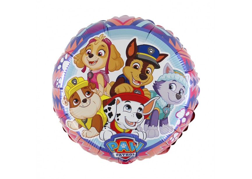 Paw Patrol Folienballon Rund